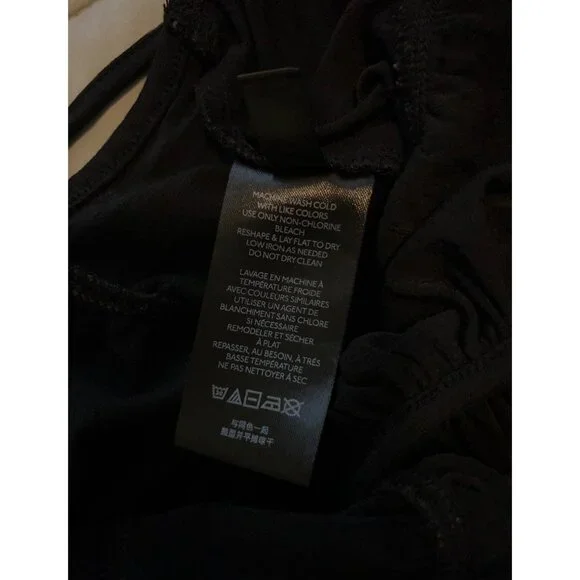 Urban Outfitters/ Women’s Crop Top/ Black/Ruched Crop drawstring/ Small - Picture 11 of 12